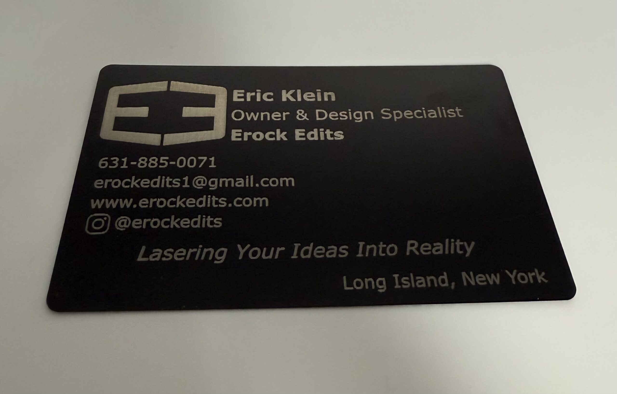 Metal - Business Cards – Custom - Set of 50