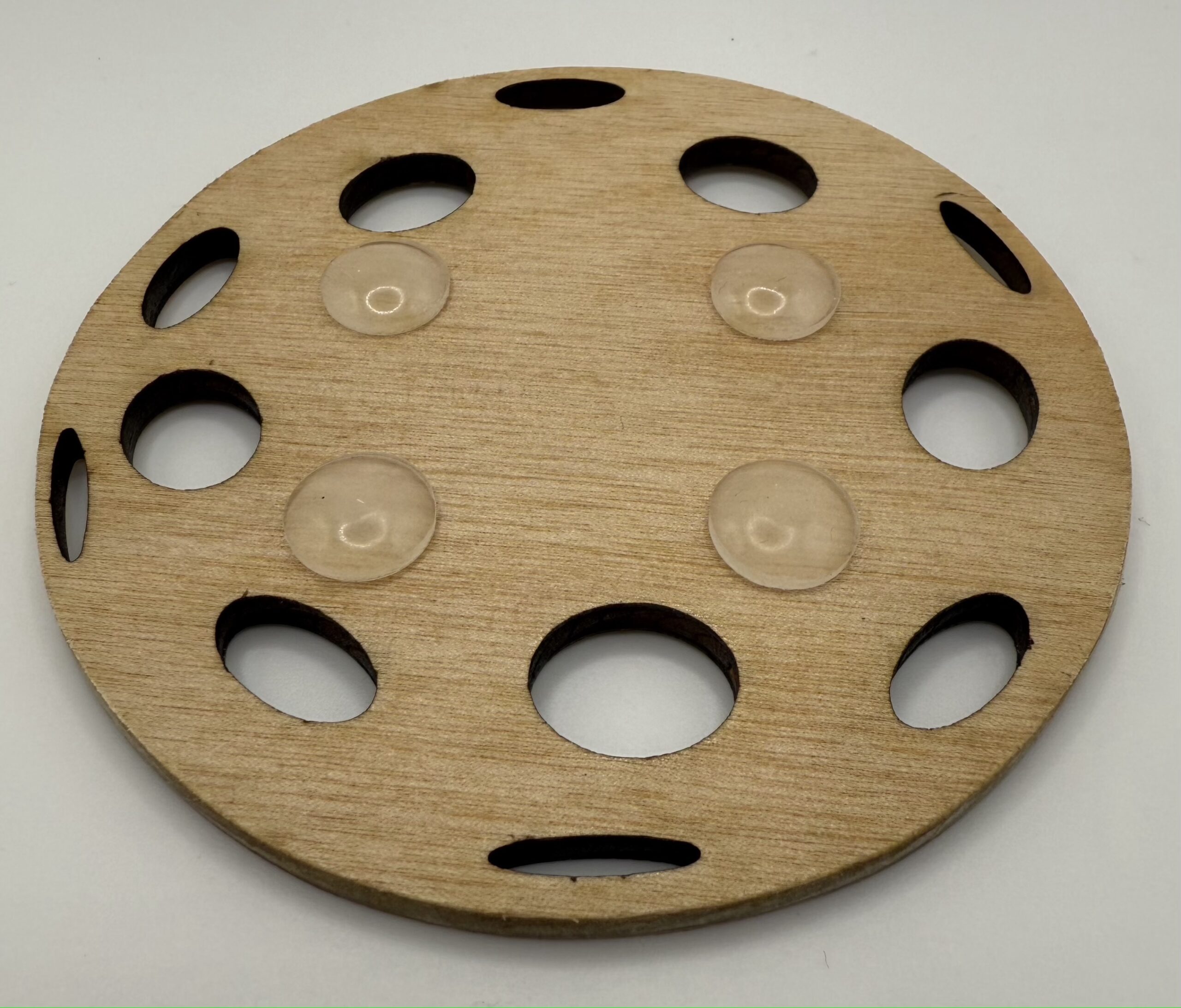 Pickleball - Wood Coasters – Custom - Set of 4 - Round - Image 8