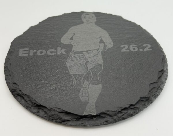 Slate Coasters – Custom - Set of 4 - Round - Add One Photo On Each Coaster - Image 2