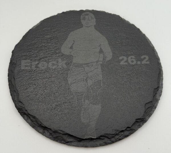 Slate Coasters – Custom - Set of 4 - Round - Add One Photo On Each Coaster