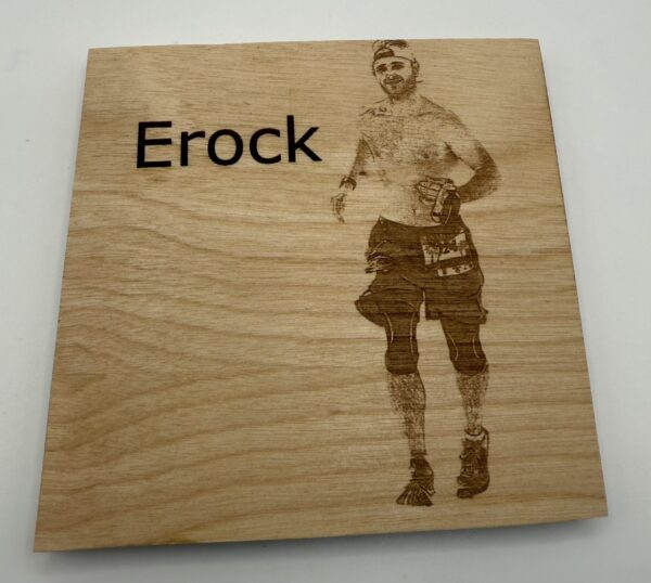 Wood Coasters – Custom - Set of 4 - Square - Add One Photo On Each Coaster