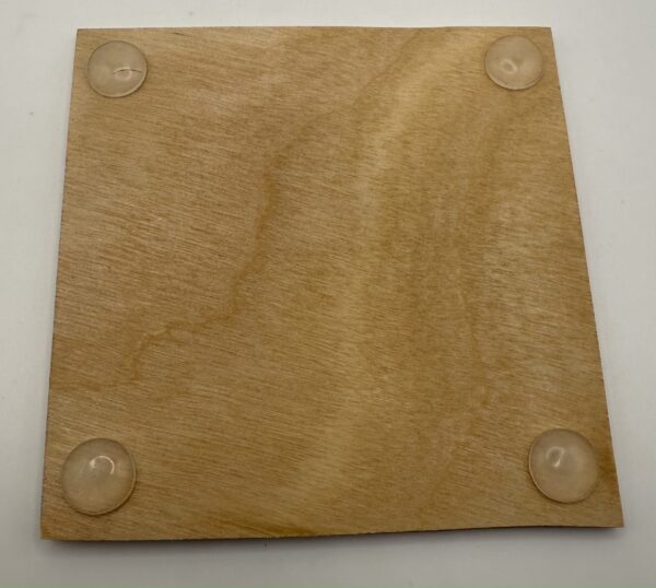 Wood Coasters – Custom - Set of 4 - Square - Add One Photo On Each Coaster - Image 3
