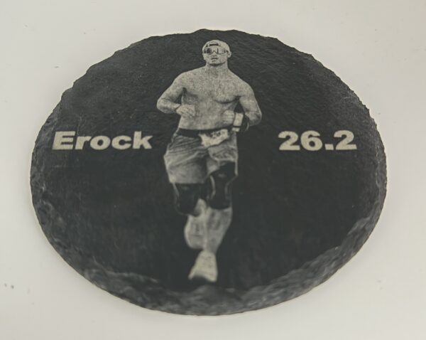 Slate Coasters – Custom - Set of 4 - Round - Add One Photo On Each Coaster