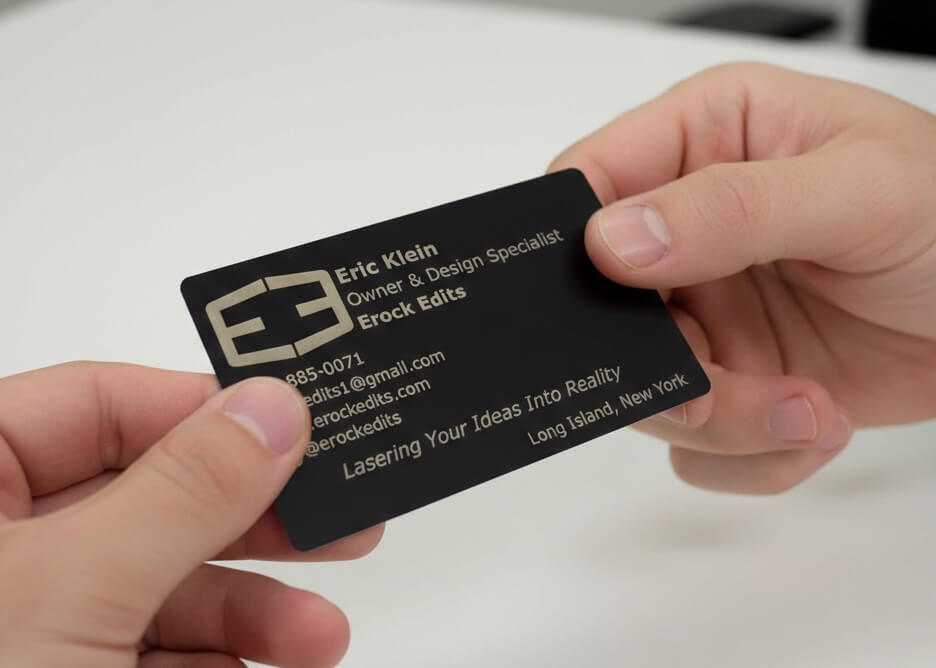 Metal - Business Cards – Custom - Set of 50 - Image 2