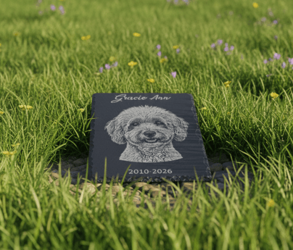 Slate - Rectangle - Custom - Plaque - 6 - Inches - By - 12 - Inches