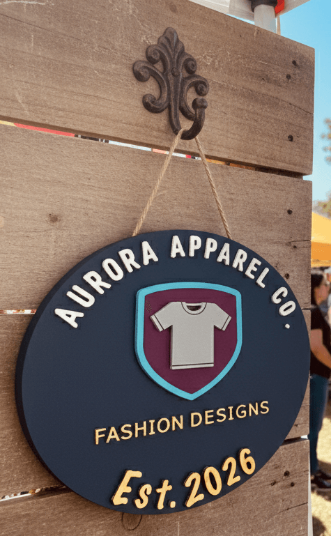 Wood - Custom - Sign - 15.75 - inches - Circle