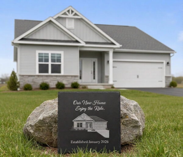 Slate - Square - Custom - Plaque - 8 - Inches - By - 8 - Inches