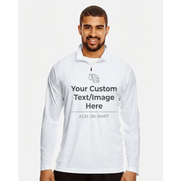 Custom Men's Performance Quarter-Zip Pullover