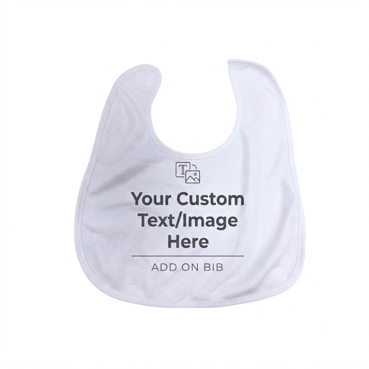 Custom Sublimation Baby Bib – 10.8" x 12.8"
