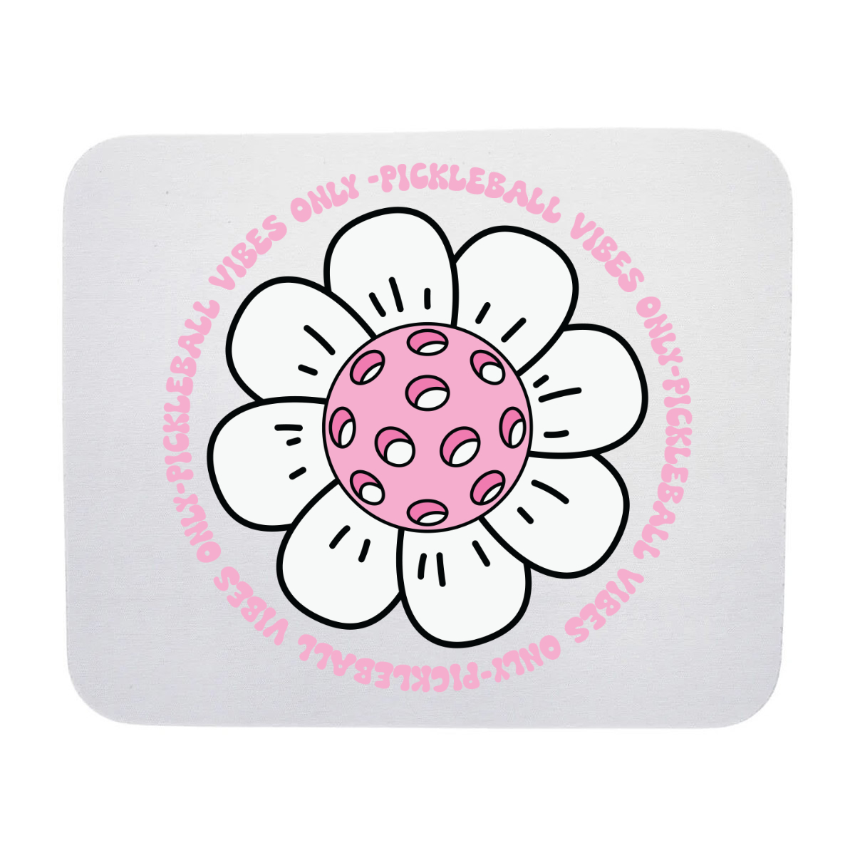 Pickleball Sublimation Mouse Pad – 7" x 8.5" - Choose Your Design - Image 2