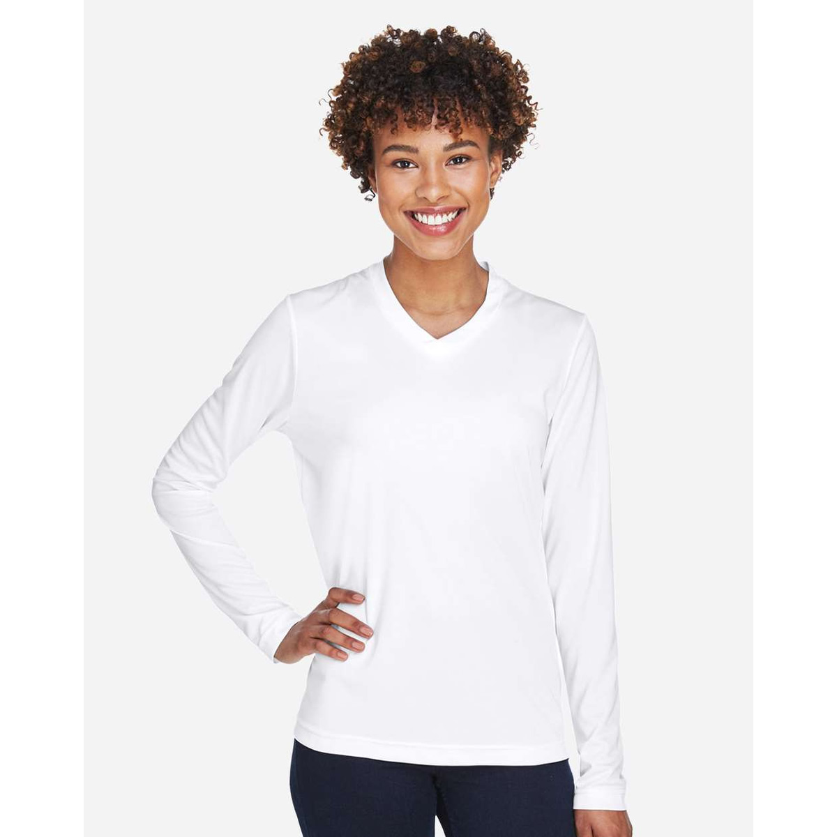 Custom Women's Long Sleeve Performance Shirt - Image 5
