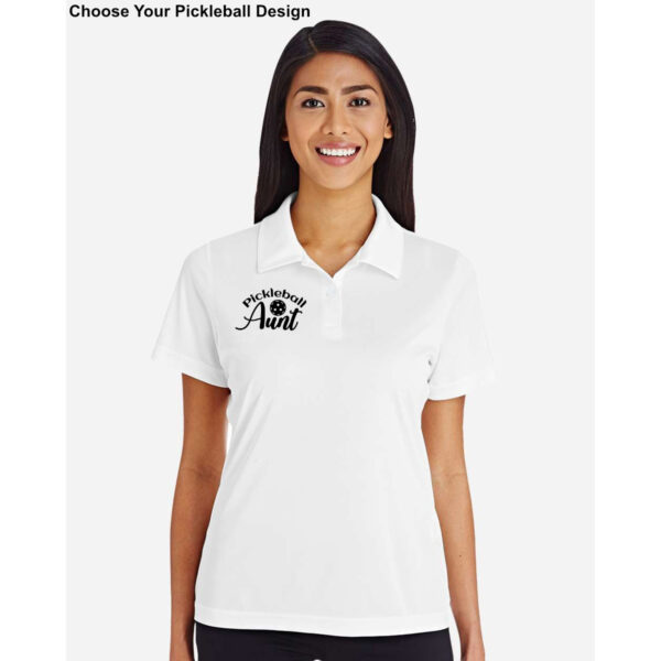 Women's Pickleball Performance Polo Shirt - Choose Your Design