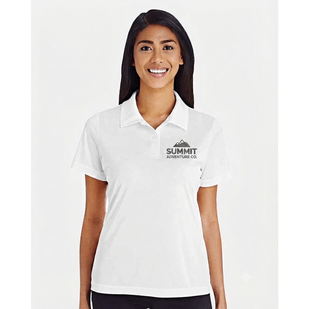Custom Women's Performance Polo Shirt - Image 2