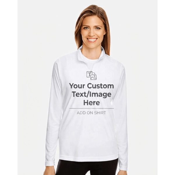 Custom Women's Performance Quarter-Zip Pullover