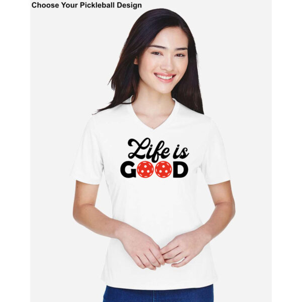 Women's Pickleball Performance T-Shirt - Choose Your Design