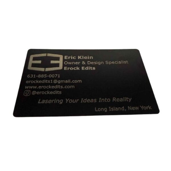 Metal Business Cards – Custom Set of 50