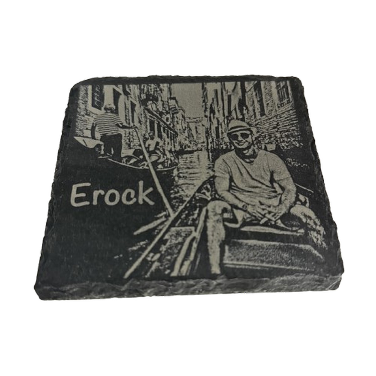 Slate Coasters – Custom Set of 4 – Square (Photo on Each) - Image 2