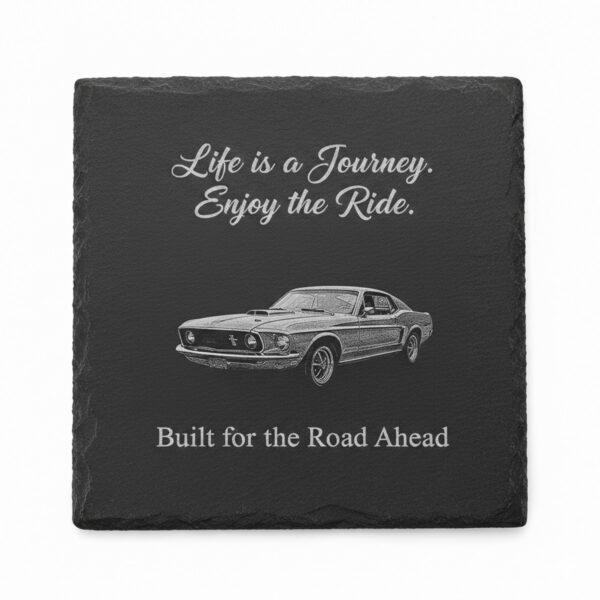 Slate Square Plaque – Custom 8" x 8"