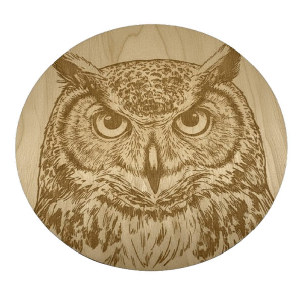 Wood Coasters – Custom Set of 4 – Round (Text Only)