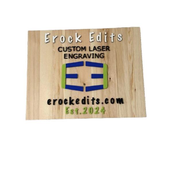 Wood Custom Sign – Rectangle 20" x 16"