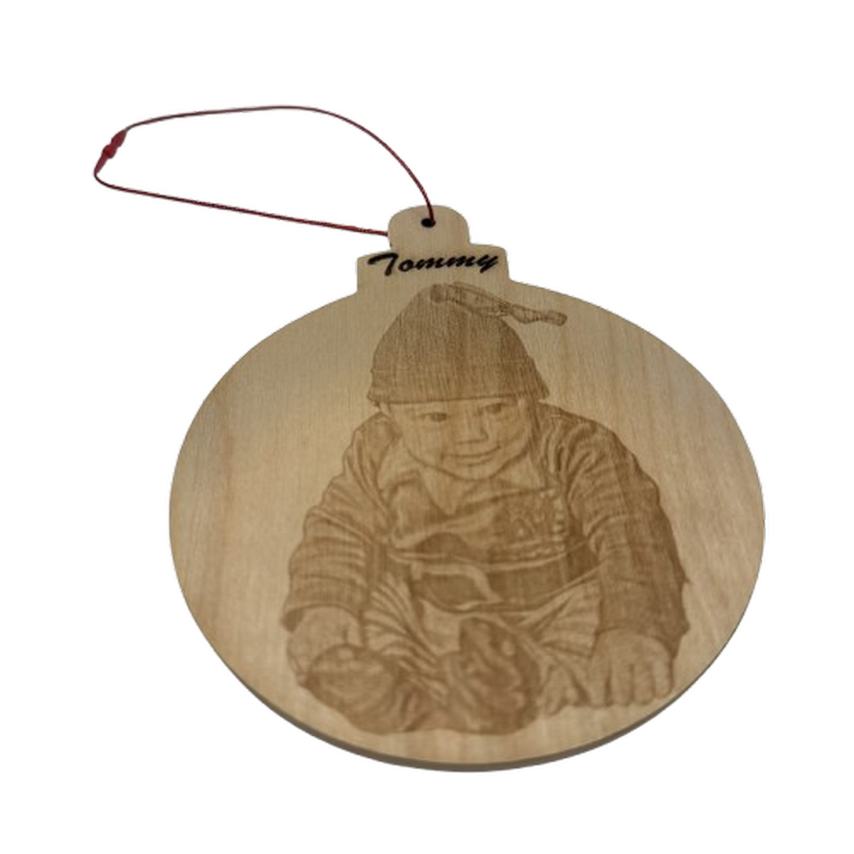 Wood Ornaments – Custom Set of 2 – Round - Image 8