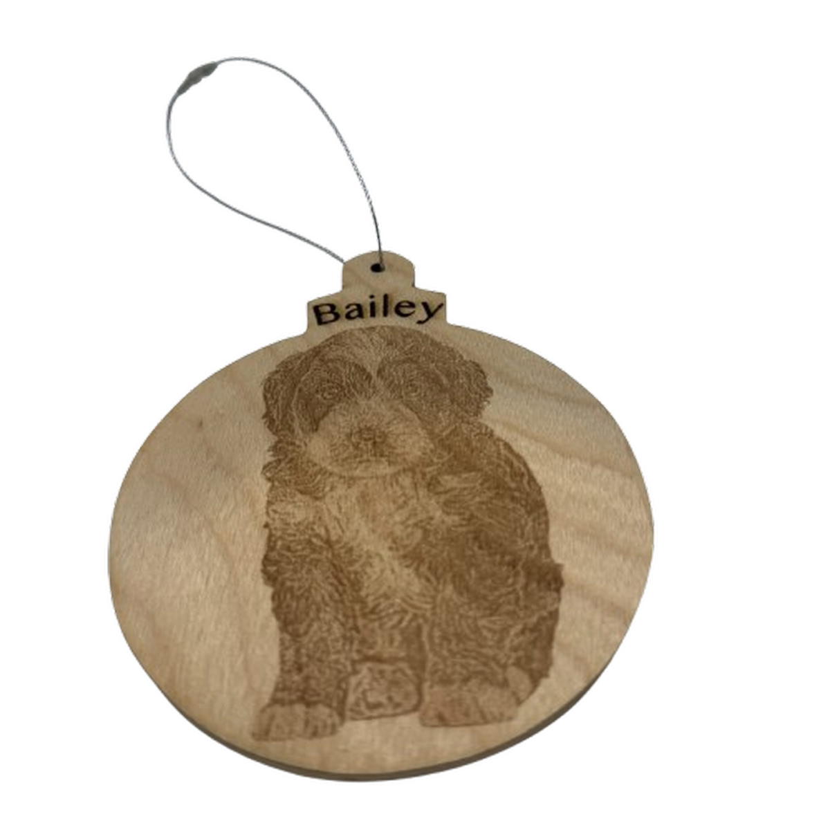 Wood Ornaments – Custom Set of 2 – Round - Image 7