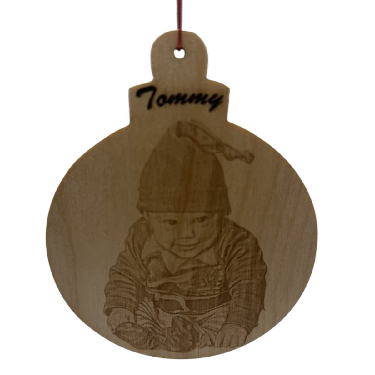 Wood Ornaments – Custom Set of 2 – Round - Image 6