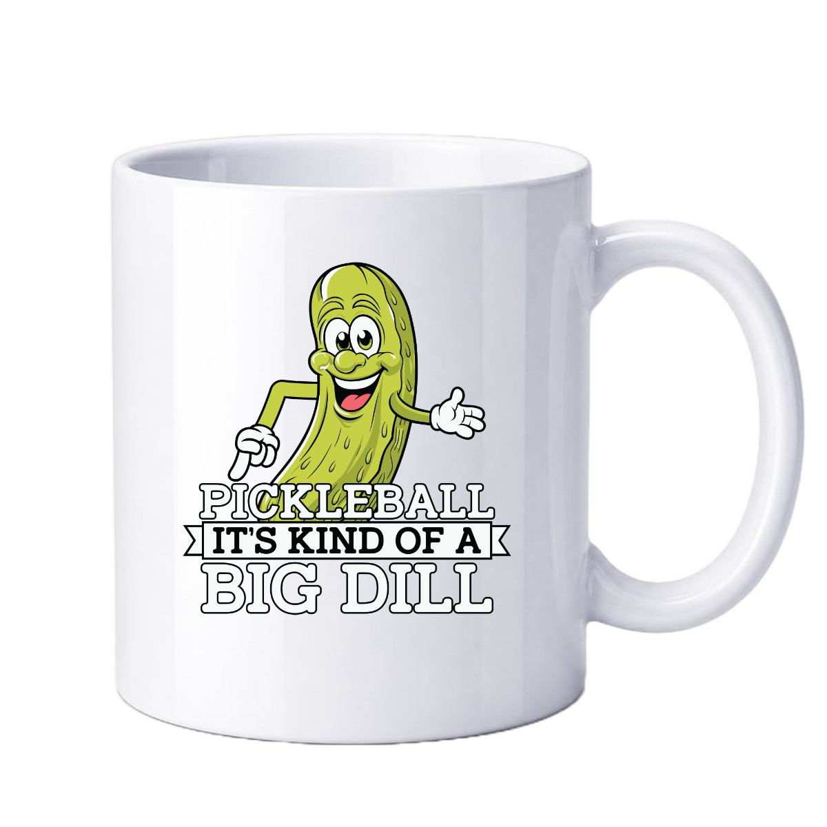 Pickleball Sublimation Mug – 11 oz - Image 2